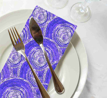 Napkin Sabrina Robertson Purple | Set of 4
